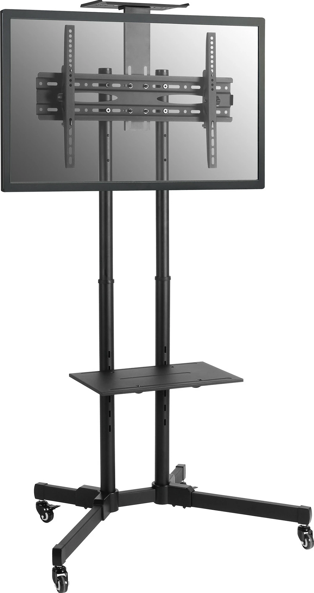 Karrocë TV EQUIP 650603, 37-70", VESA 200x200-600x400, 50 kg, me rrota, e zezë