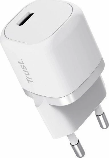 Karikues Trust Maxo 25205, 20W USB-C PD, 1x USB-C, 3A, bardhë