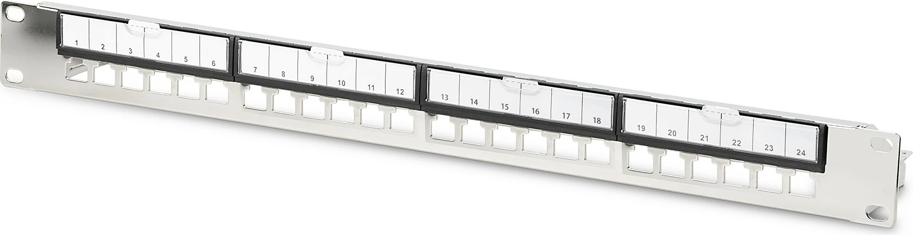 Patch panel Digitus 24-porta 19 inç, 1U, metallic