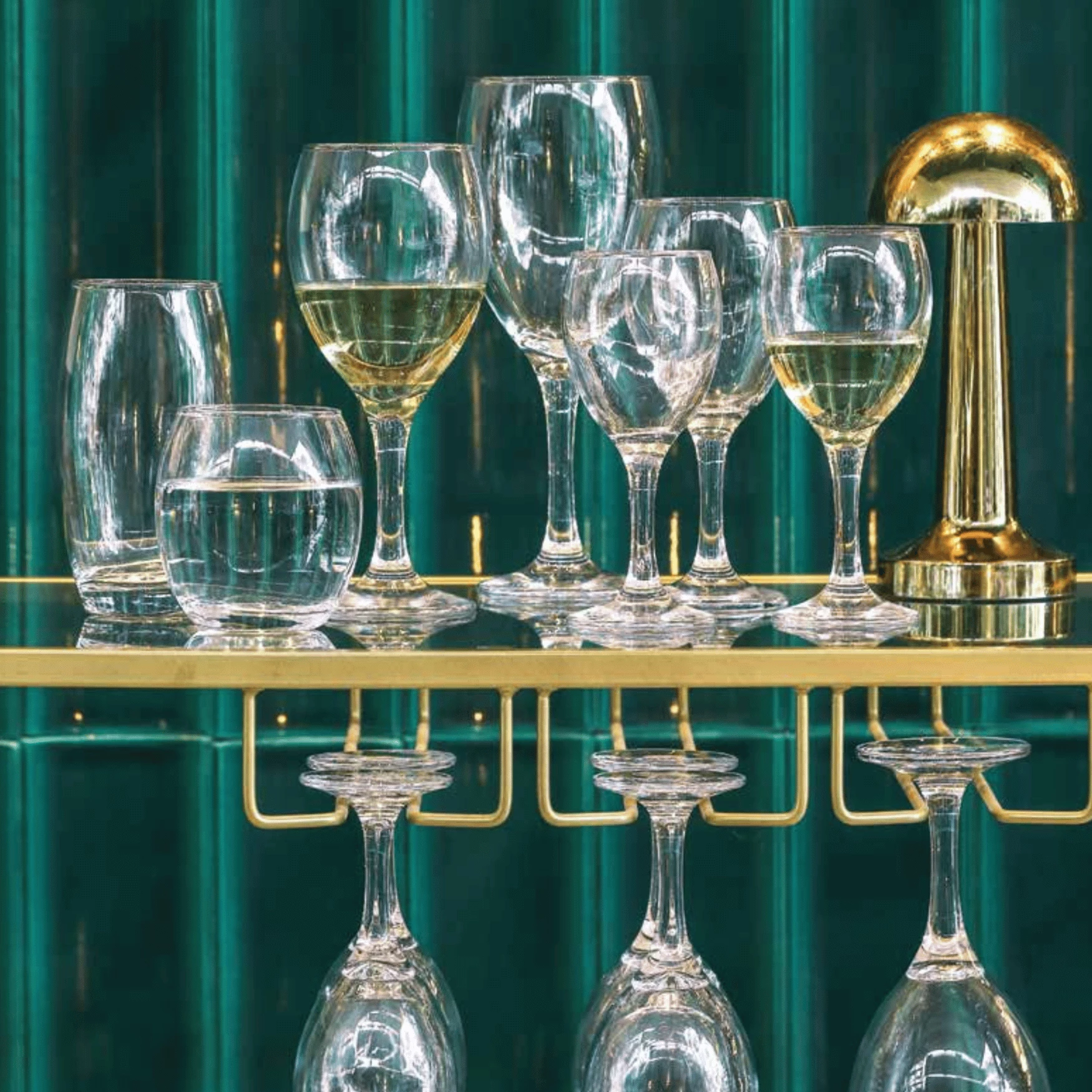 Gotë vere LAV HORECA Aspen 455 ml, transparente, set 12 copë