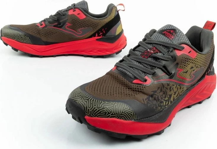 Atlete trail running për meshkuj Joma Tundra, khaki të kuqe