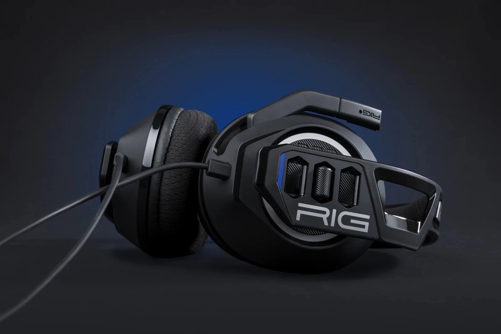 Kufje gaming Nacon RIG 300 PRO HS, wired, stereo, over-ear, 40 mm, me mikrofon, të zeza