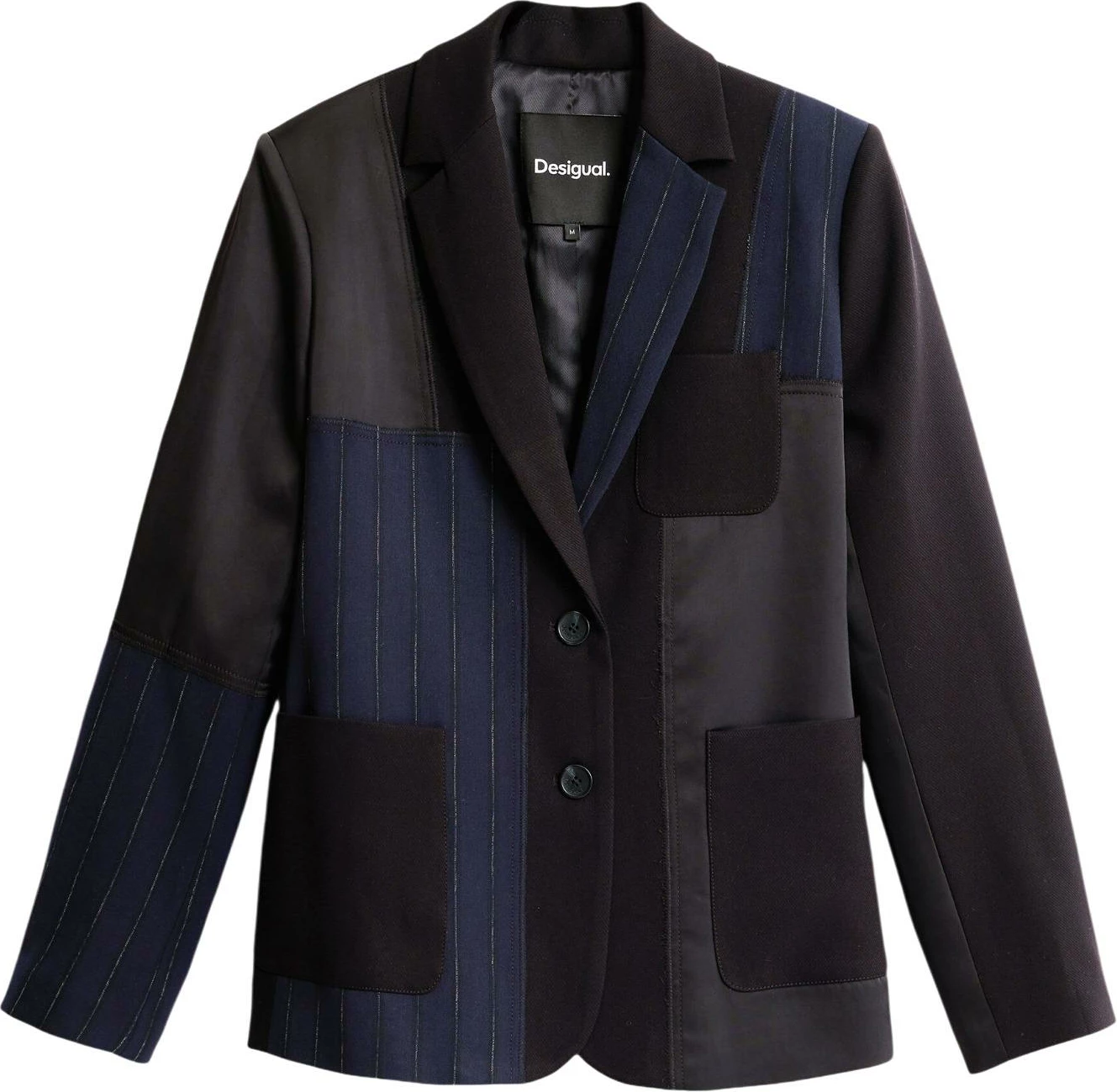 Blazer për femra Desigual AME_MARGI 26WWEW14, i kaltër [Madhësia: XL]