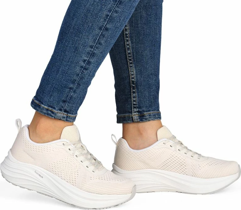 Atlete platforme për femra Rieker, bezhë