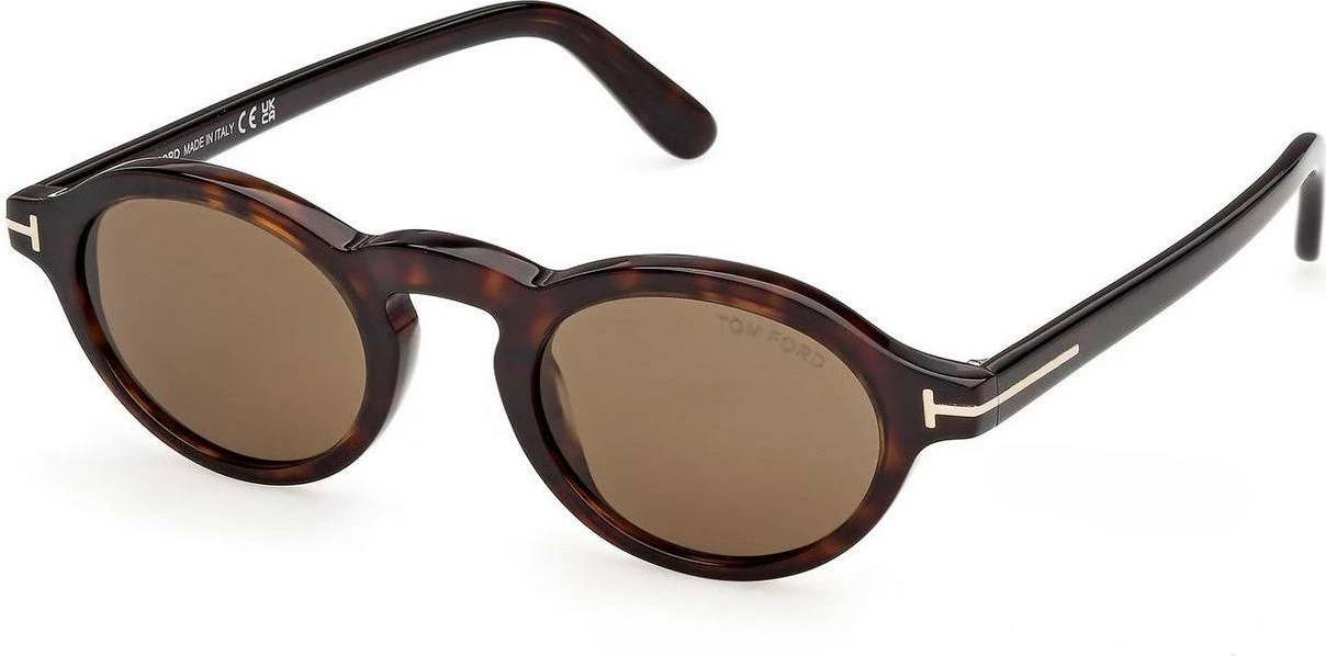 Syze dielli për meshkuj Tom Ford ARISTOTELE-02 FT1332 52J, Havana [Ngjyra: 48]