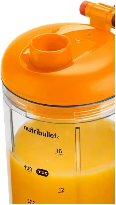 Blender portabil Nutribullet Flex, 590ml, portokalli