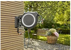 Kasetë muri për zorrë GARDENA RollUp XL 35m, e bardhë/zezë