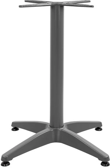 Baza tavoline alumini 4 këmbë 65x65x70cm me kryq 48x48cm FH448.04 Gri
