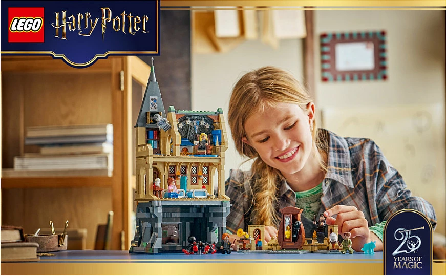Set ndërtimi LEGO Harry Potter Hogwarts Castle 76463, 907 copë, 7 minifigura, shumëngjyrësh