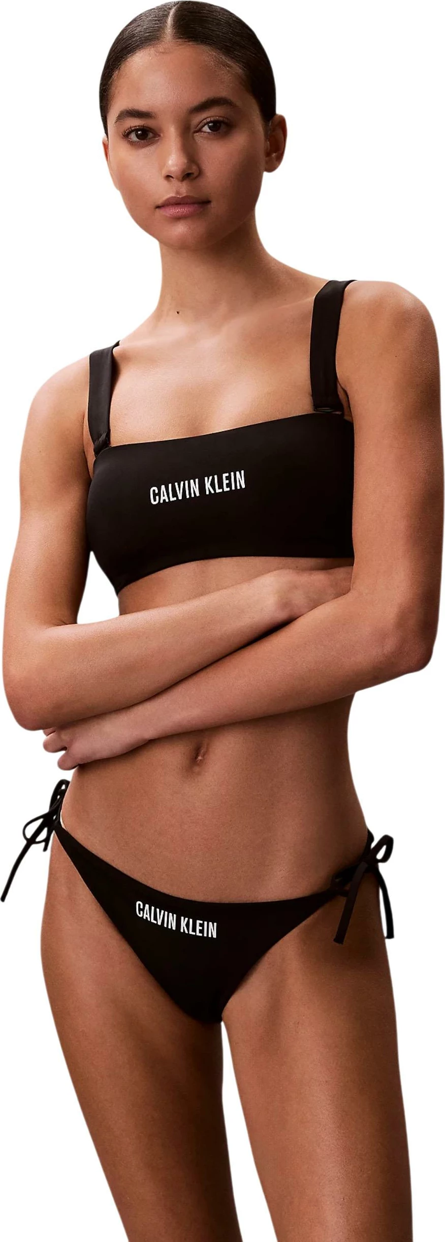 Të poshtme bikine për femra Calvin Klein Jeans LV00Q61220, të zeza