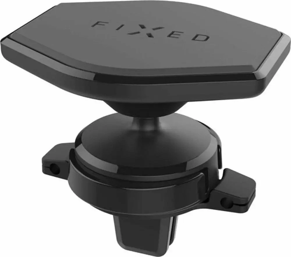 Mbajtës telefoni magnetik Fixed Icon Air Vent, për grilë ajrimi, i zi, set me 2 pllaka metalike