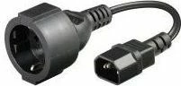 Kabllo rryme Gembird PC-SFC14M-01 Schuko(F) në IEC 320 C14 0.15 m, e zezë