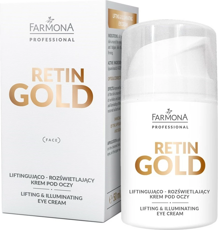Krem për sy për femra Farmona Professional Retin Gold Lifting and Illuminating, 50ml