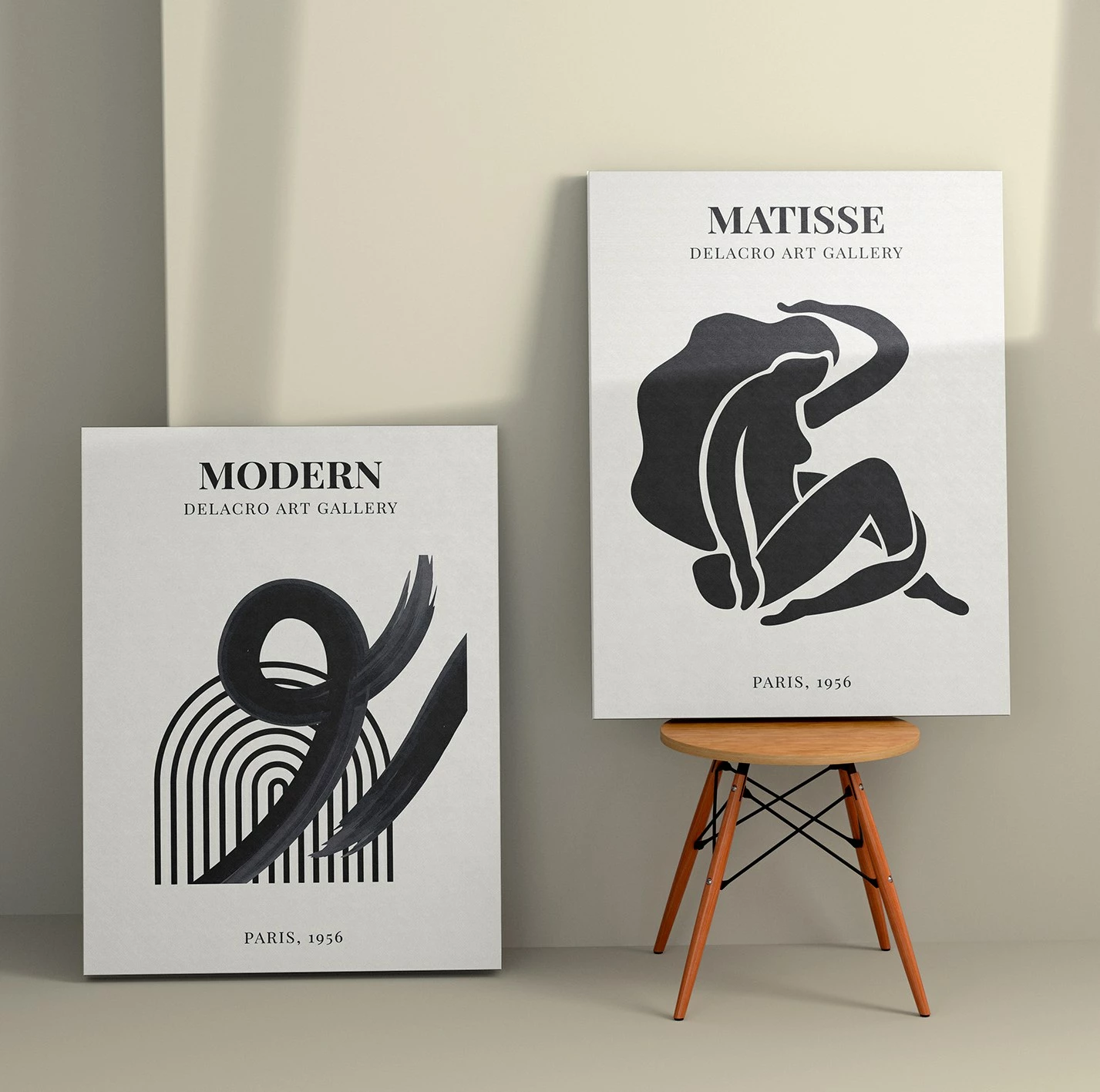 Pikturë dekorative në kanavacë (2 copë), Wallity, 2KNV4278, 50x70cm