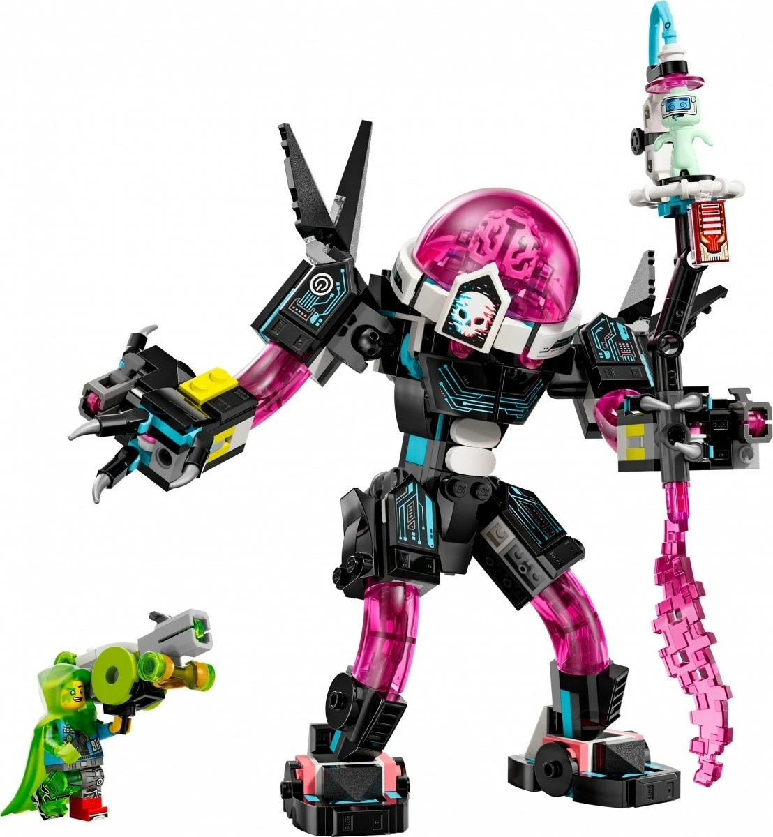 Set ndërtimi LEGO DREAMZzz Mateo vs. Cyberbrain Mech 71495, 368 pjesë, për fëmijë 8+