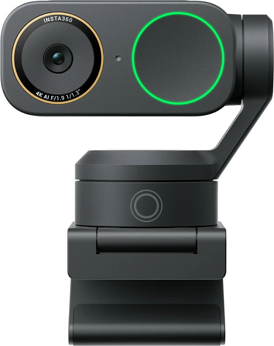 Webcam Insta360 Link2 Pro, 4K UHD, USB-C, HDR, mikrofon i integrum, e zezë