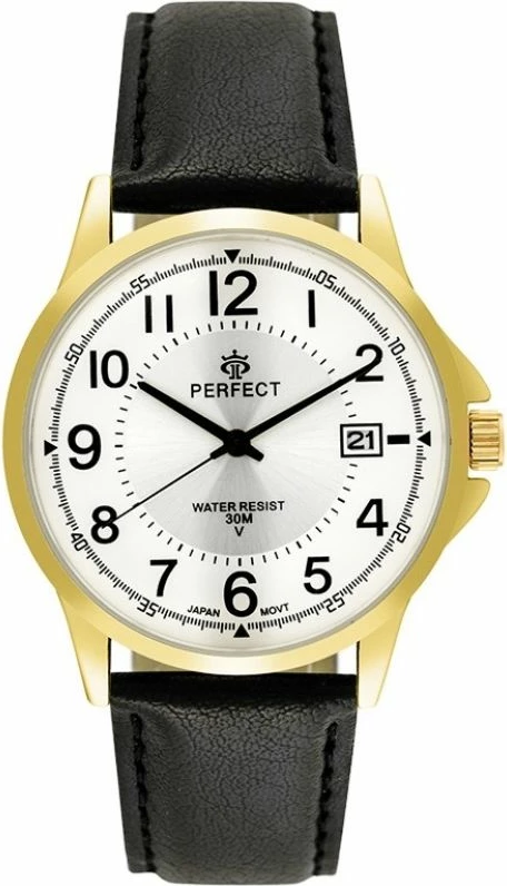 Orë dore për meshkuj PERFECT, e zezë