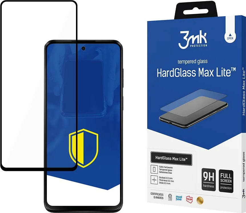 Xham i temperuar 3mk HardGlass Max Lite për Motorola Moto G23