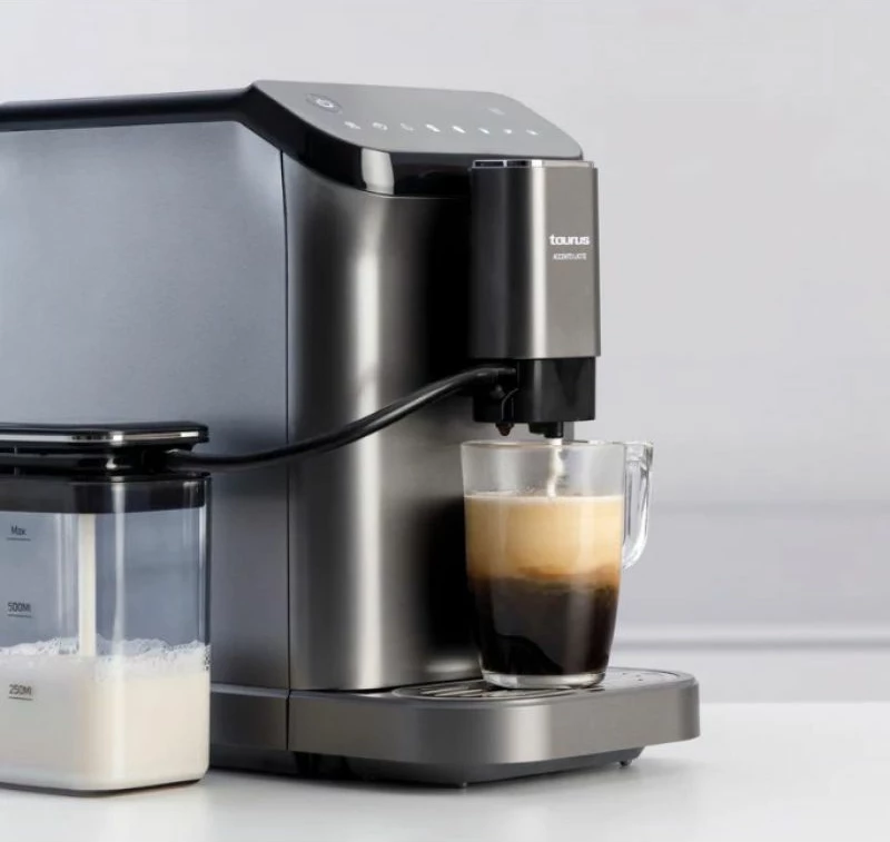 makinë espresso taurus Accento Latte, e bardhë