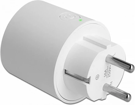 Switch prizë Wi‑Fi DeLOCK MQTT me matje energjie, CEE 7/3, 16A 230V, e bardhë