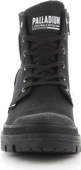 Këpucë Palladium Pallabase Twill për femra, të zeza