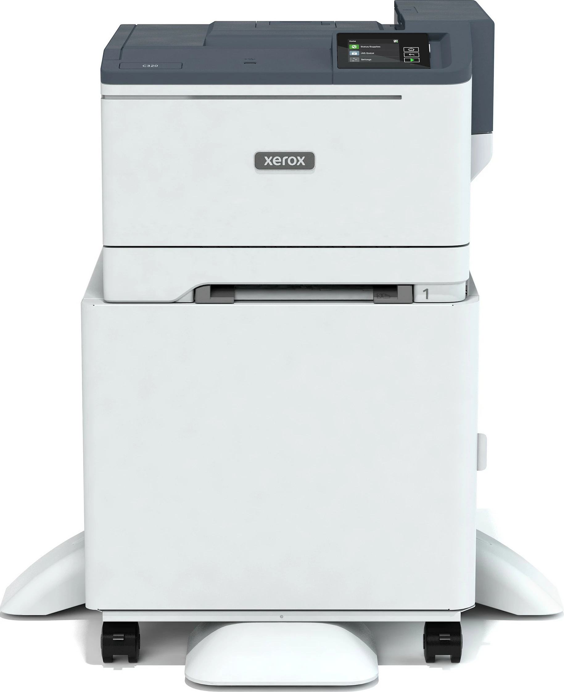 Printer lazer me ngjyra Xerox C320 DNI, A4, Duplex, Wi‑Fi, Ethernet, 33 ppm, bardhë/gri