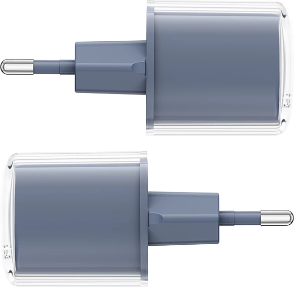 Karikues muri Acefast A53, 30W, USB-C, me ekran LED, Gri