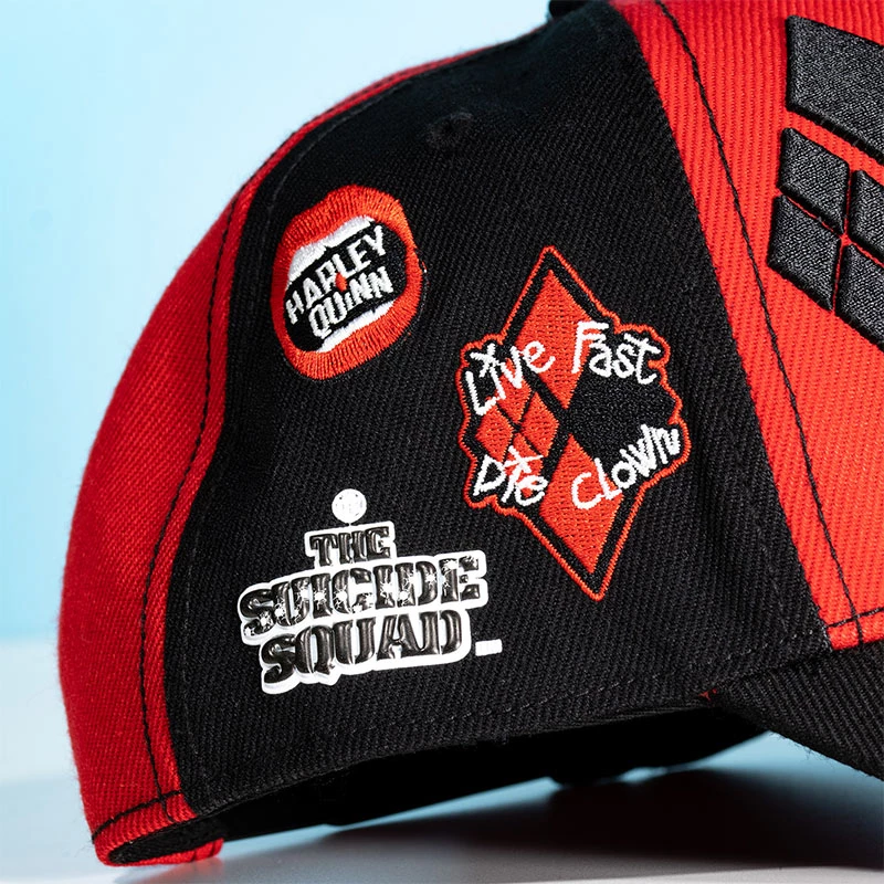 Kapele snapback Numskull Harley Quinn The Suicide Squad, one size, kuqe/zezë