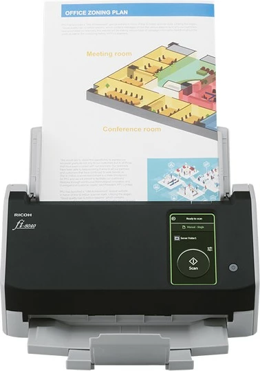 Skaner Ricoh fi-8040, 210 x 297 mm, 600 x 600 DPI, 24 bit, 8 bit, 40 ppm, 80 ipm