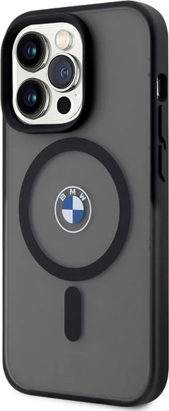 Mbështjellës BMW BMHMP14XDSLK për iPhone 14 Pro Max 6.7", hardcase, MagSafe, zi