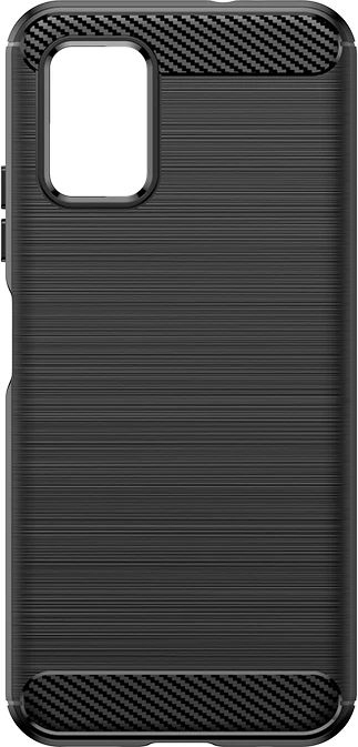 Mbështjellës Hurtel Carbon Case për Nokia C300, silikon, i zi