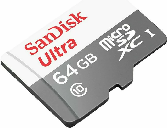 Kartelë memorje microSDXC SanDisk Ultra SDSQUNR-064G-GN3MA 64GB 100MB/s Class 10 UHS-I me adapter SD