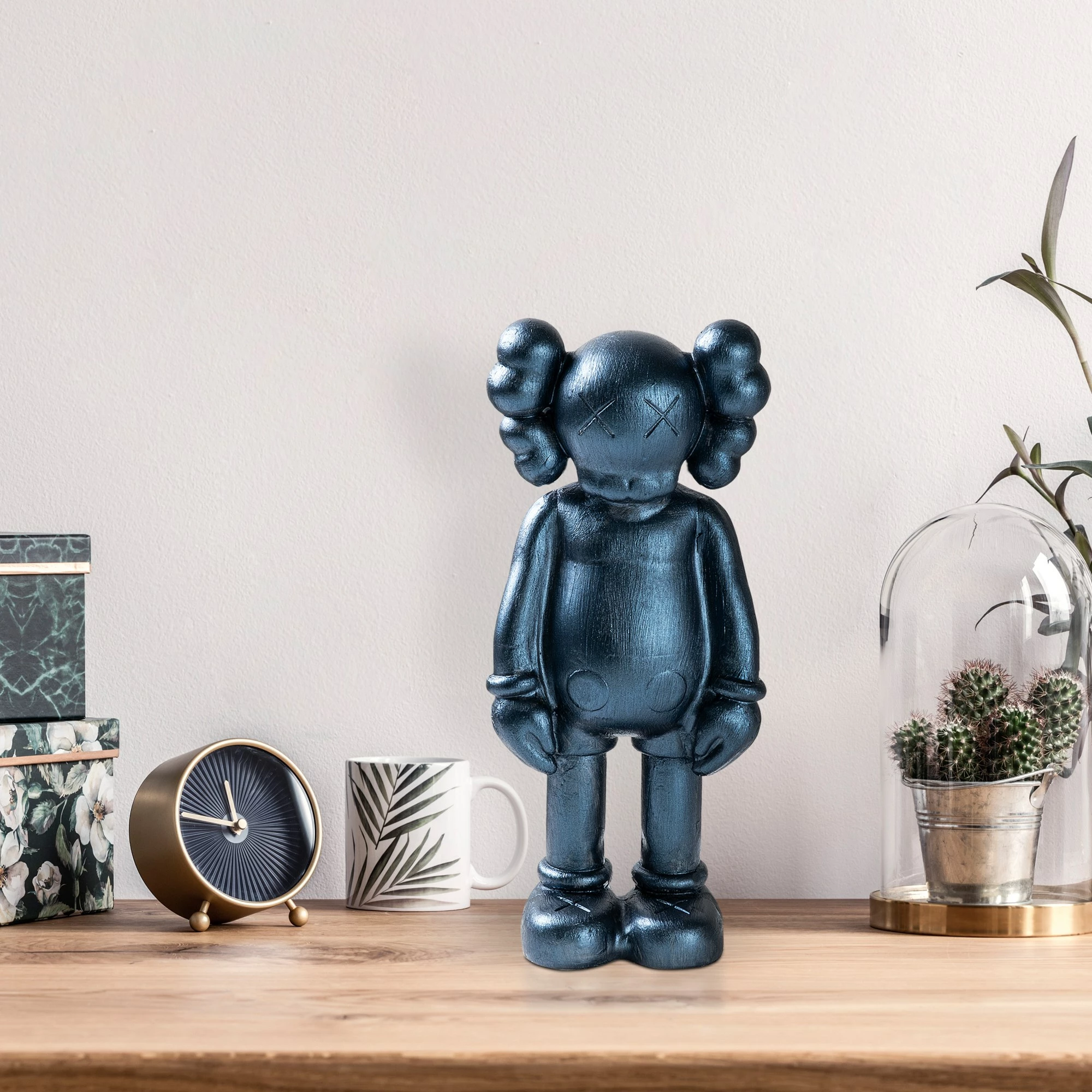 Objekt dekorativ Aberto Design, ngjyrë blu e errët, Yak-051-D