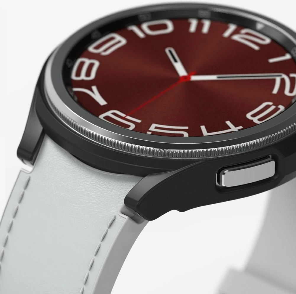 Mbështjellës Ringke Slim për Samsung Galaxy Watch 6 Classic 43mm, 2 copë, i zi dhe transparent