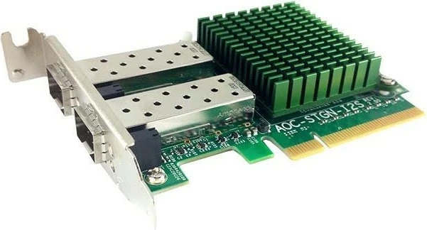 Kartelë rrjeti Super Micro AOC-STGN-I2S, PCI Express, 2x SFP+, 10GbE