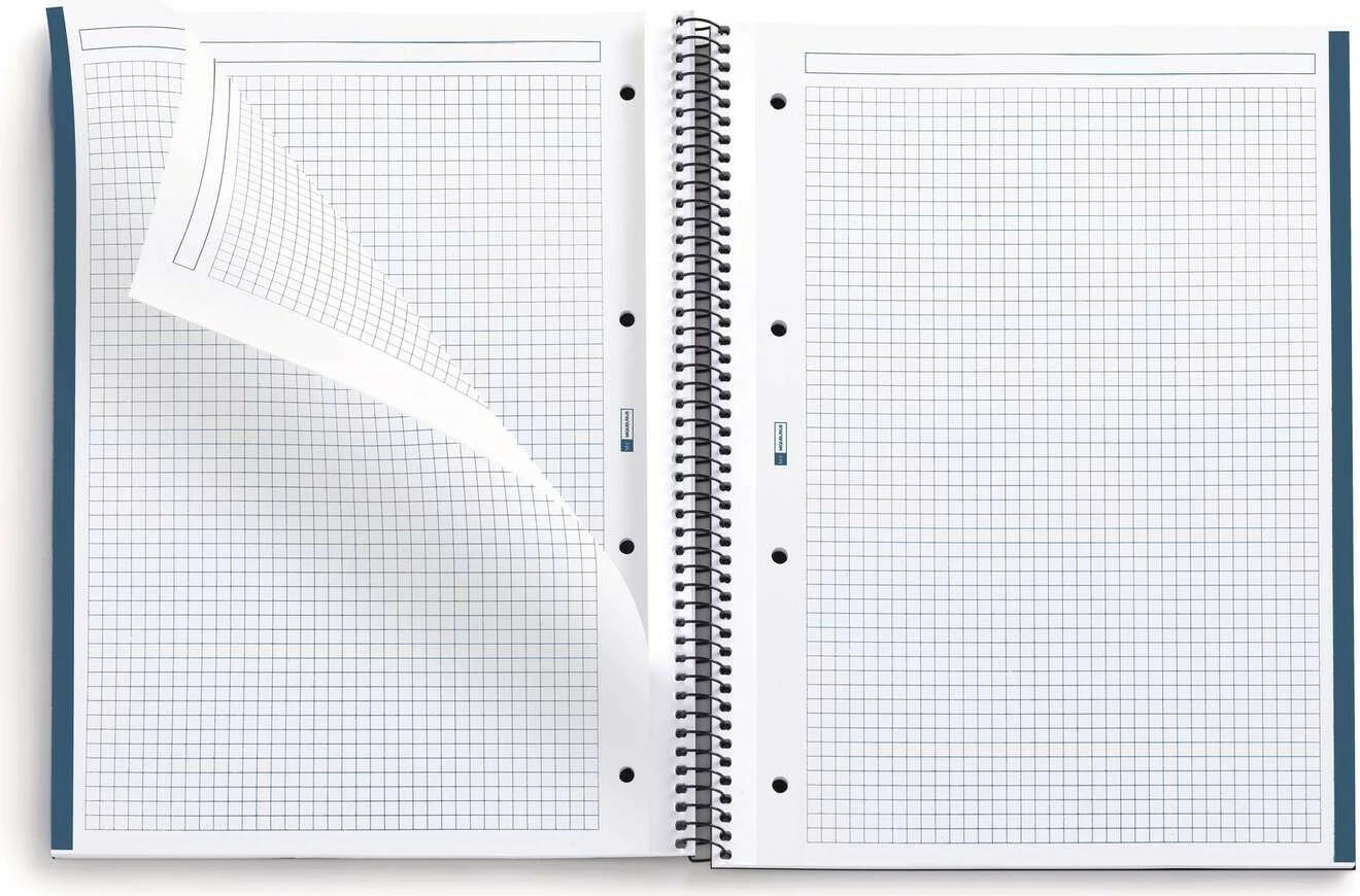 Fletore MAUL A613237, A4, 80 fletë, 80g/m², katrore, blu