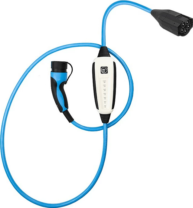 Karikues portativ për veturë elektrike NRGkick Pure, Type 2, 22 kW, 32A, kabllo 10 m, IP67/IP69K, blu