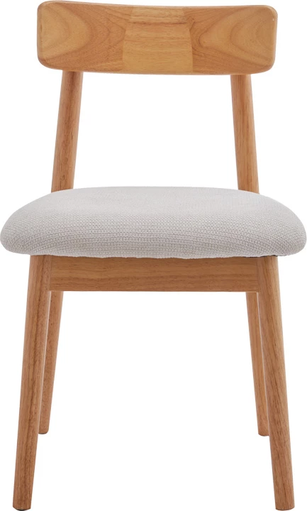 Karrige Houlian, material druri natyral, këmbë metalike të zeza, 46x66x89cm