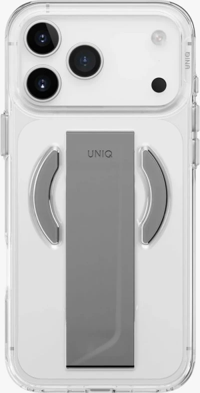 Mbështjellës telefoni UNIQ Heldro Air Magclick Charging për iPhone 17 Pro Max, transparent