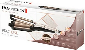 Hekur për kaçurrela Remington PROluxe 4-in-1 CI91AW, 210°C, rozë e artë/zi