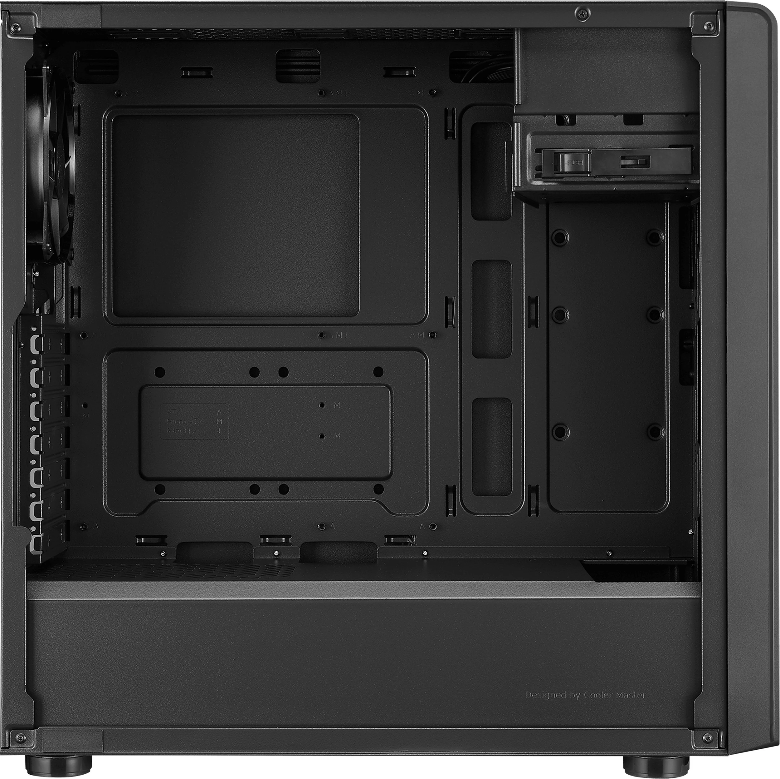 Kasë Cooler Master Elite 500 ODD, Midi Tower ATX, USB 3.2, e zezë