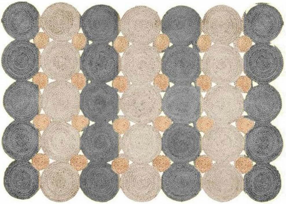 Qilim Sand 2 për korridor, jute, gri-natyrale, 70x140