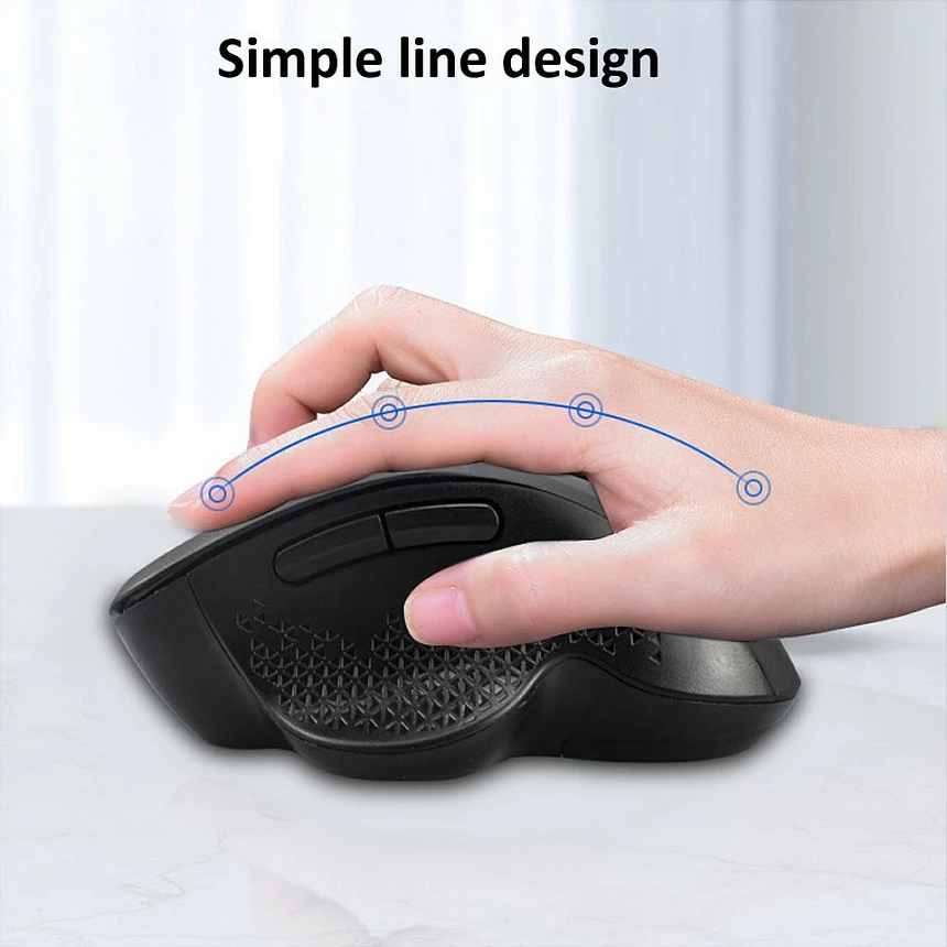 Maus wireless EQUIP Komfortmaus Dual Mode, 6 butona, 1600 DPI, i zi