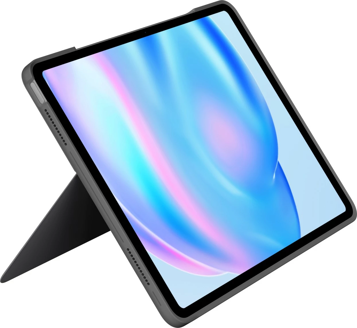 Mbështjellës me tastierë Logitech Combo Touch, QWERTY, US International, Trackpad, Gri