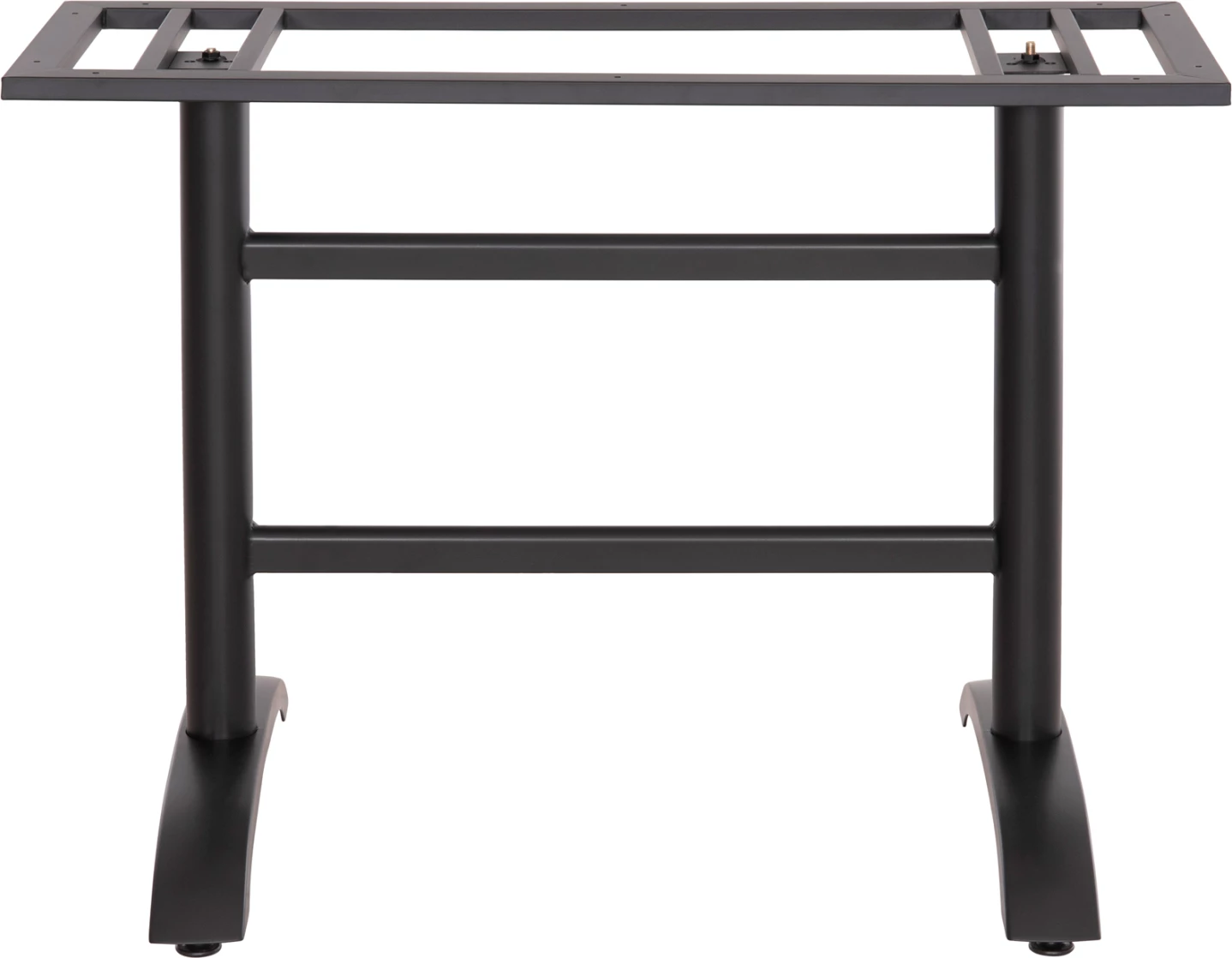 Bazë për tavolinë metalike, ngjyrë e zezë mat, FH468.11, me rregullues lartësie, 100x40x73 cm