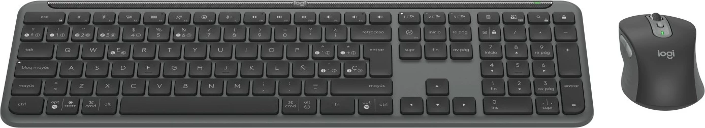 Set tastierë dhe maus Logitech SIGNATURE SLIM COMBO MK950, gri