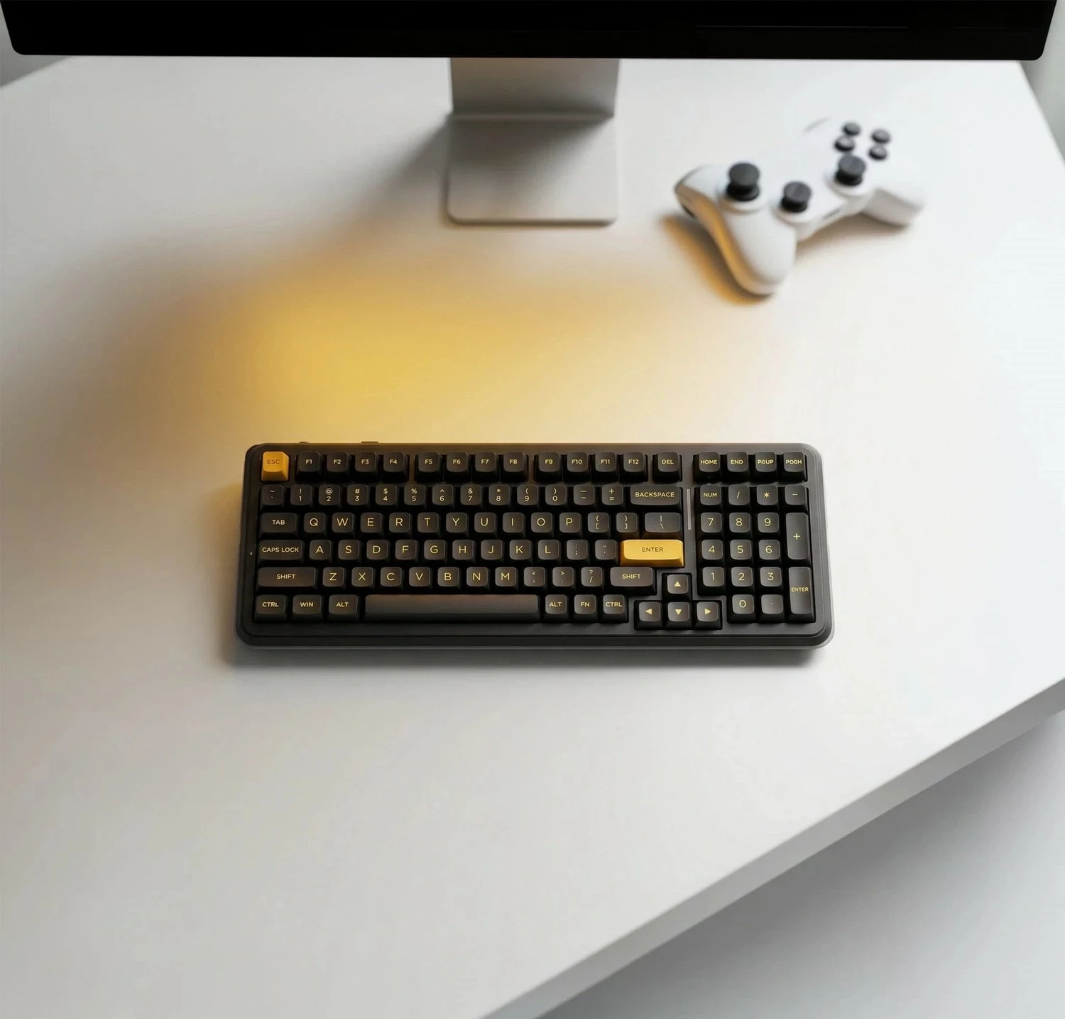 Tastierë gaming Mchose K99 V3, mekanike, RGB, wireless, 96%, e zezë