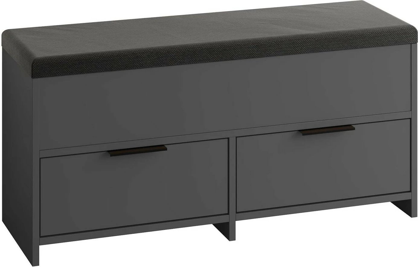 Dollap këpucësh Skye Decor, stol për këpucë Cove, antracit