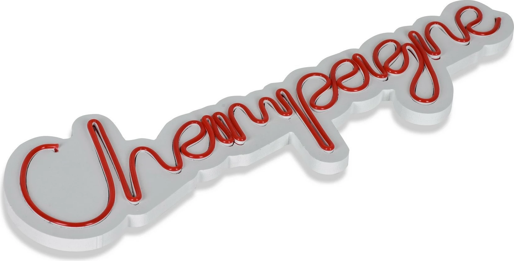 Dekor dritash LED plastike, ngjyrë e kuqe, Champagne