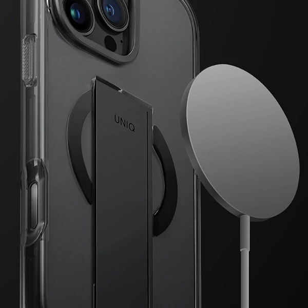 Mbështjellës UNIQ Heldro Max Magclick për iPhone 16 Pro, Transparent